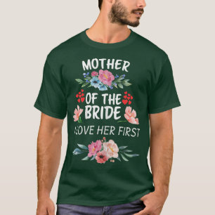 Camiseta Mulheres Mãe Da Noiva Eu Amava Seu Casamento Mar