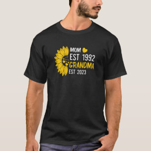 Camiseta Mulheres Mãe Dia de as mães Est 1992 Avó Est 2023