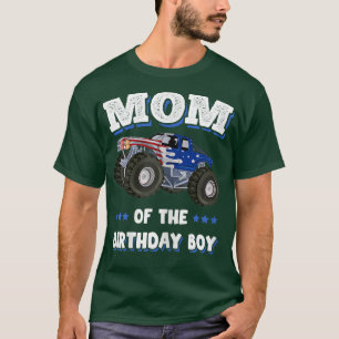 Camiseta Mulheres Mãe Do Aniversário, Pais Monstro Tru
