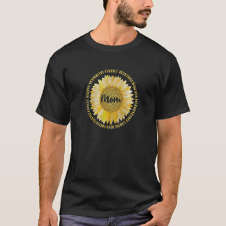 Camiseta Mulheres Mãe Leopard Sunflower