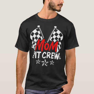 Camiseta Mulheres Mãe Pit Crew VNeck