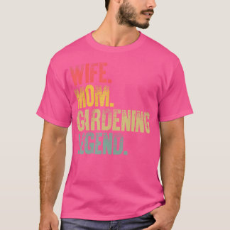 Camiseta Mulheres Mãe Presente Engraçado Esposa Mãe Jardin