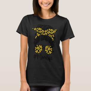 Camiseta Mulheres Mãe Vida Girassol Adormecido