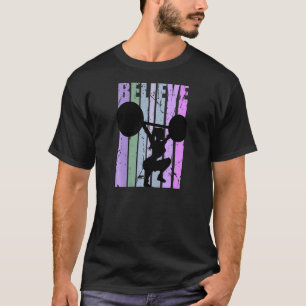 Camiseta Mulheres Mães Levantando Pesos Gym Mulher Tra Pess