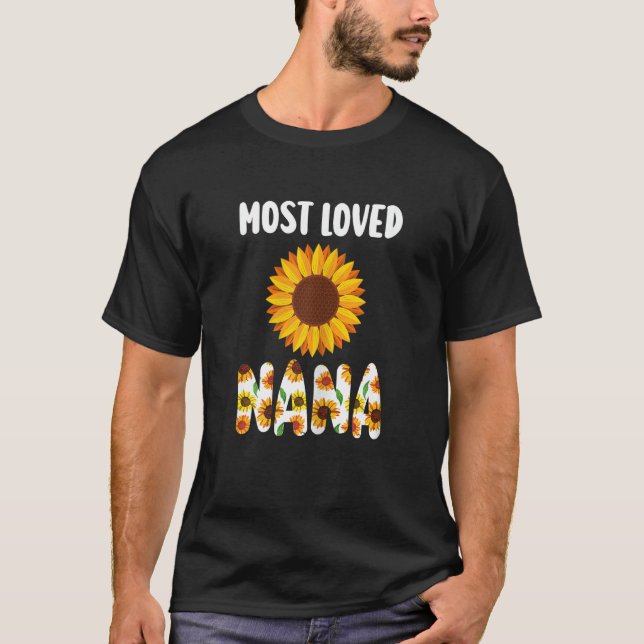 Camiseta Mulheres mais amadas Nana Nana Avó (Frente)
