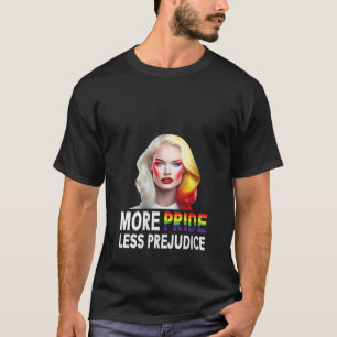 Camiseta Mulheres Mais Orgulho Menos Preconceito Lgbt Gay O