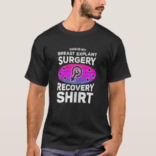 Camiseta Mulheres Mama Remoção do Implante Reprodução Cirur