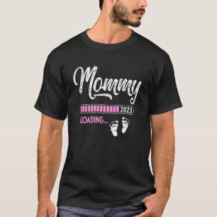 Camiseta Mulheres Mamães 2023 Gravidez Revelam Em Breve Ser