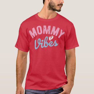 Camiseta Mulheres Mamães Víbias Bebê Revelação Gravidez Ge 