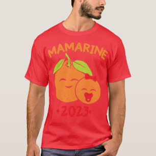 Camiseta Mulheres Mamarine 2023 Anunciam Gravidez Mãe Mam