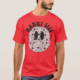 Camiseta Mulheres Mammy Life Ghost Spooky Face , Mães de Ha