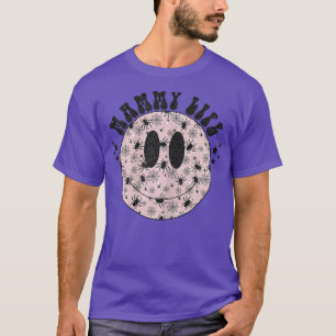 Camiseta Mulheres Mammy Life Ghost Spooky Face , Mães de Ha
