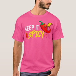 Camiseta Mulheres Mantêm-No Espicado Presente Quente Jalape