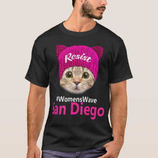 Camiseta Mulheres março 2020 San Diego Cat Hat