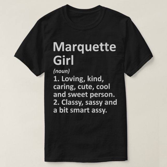 Camiseta Mulheres MARQUETTE L MI MICHIGAN Funny City Home R (Frente do Design)