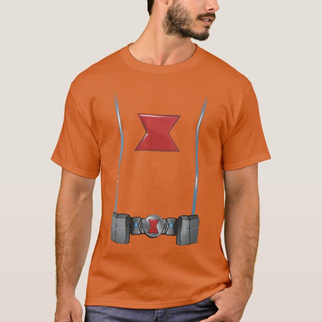Camiseta Mulheres Marvel Comics Vingadores Halloween Preto  (Frente)