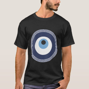 Camiseta Mulheres Mau Olho Para O Olho De Proteção Turco