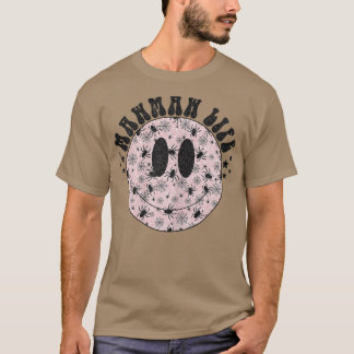 Camiseta Mulheres Mawmaw Life Ghost Spooky Face , Halloween