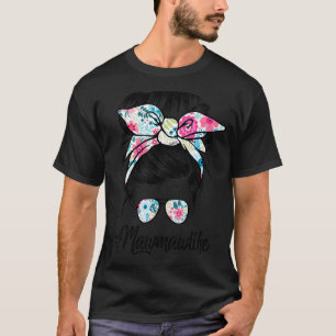 Camiseta Mulheres Mawmaw Vida Cabelo Mensageiro Freado Torr