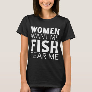 Camiseta mulheres me querem peixe me teme