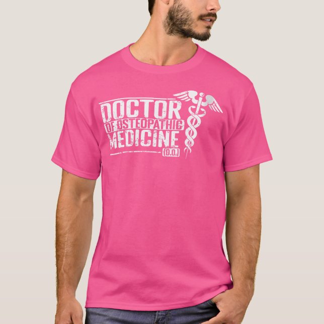 Camiseta Mulheres Médico-Médico Osteopático Salubridade (Frente)