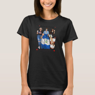 Camiseta Mulheres Meia-Americana Semana Nicarágua Mulheres