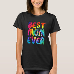 Camiseta Mulheres Melhor Mãe Já Feliz Dia de as mães Tie St