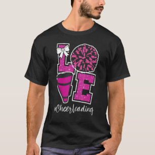Camiseta Mulheres Meninas Bonitas Cheerleader De Torcida