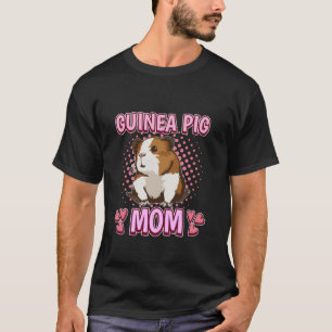 Camiseta Mulheres Meninas Guiné Porco Dia da Mãe Cavy Guin