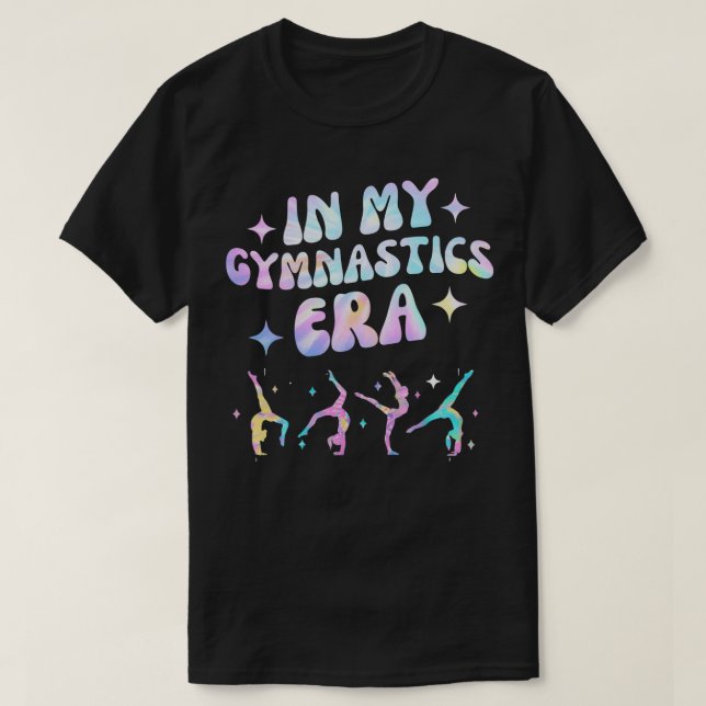 Camiseta Mulheres Meninas No Meu Exercício De Ginástica Na  (Frente do Design)