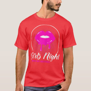 Camiseta Mulheres Meninas Noite Com Meu Grupo De Festas De 