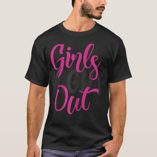 Camiseta Mulheres Meninas Noite Fora Bff Matching1791