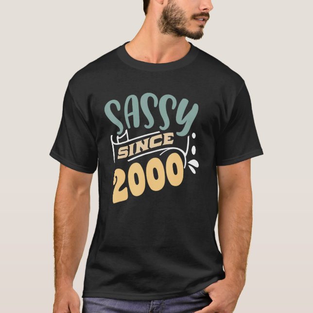 Camiseta Mulheres Meninas Sassy Desde A Celebração De Anive (Frente)