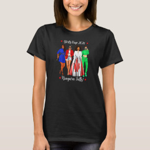 Camiseta Mulheres Meninas Trip Niagara Cai Férias Negra