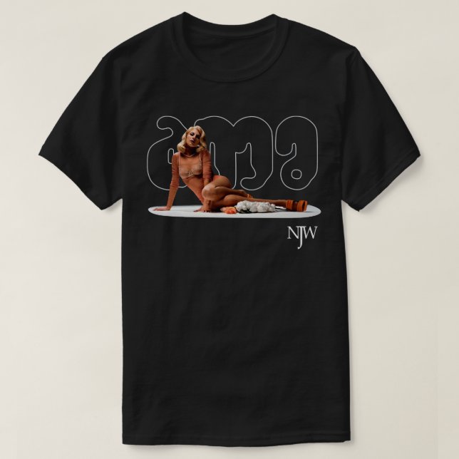 Camiseta Mulheres Mens O Que Há De Novo Em Najwa Nimri Ama (Frente do Design)