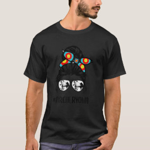 Camiseta Mulheres Mensageiras Arrasto Oma Life Messy Bun Ha