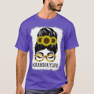 Camiseta Mulheres Mensageiras Vovó Vovó Vovó Girassóis