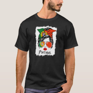 Camiseta Mulheres Mensagens Broncas Portugal Bandeiras Ócul