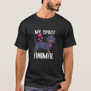Camiseta Mulheres Meu Cão De Dachshund Animal Espírito Que 