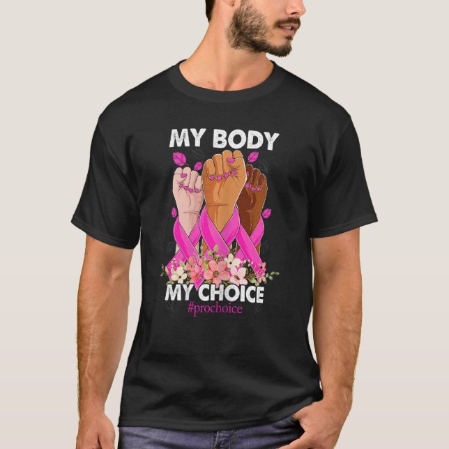 Camiseta Mulheres Meu Corpo Minha Escolha_Pro_Choice Reprod (Frente)