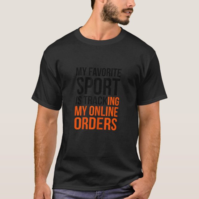 Camiseta Mulheres Meu Esporte Favorito Está Acompanhando Mi (Frente)