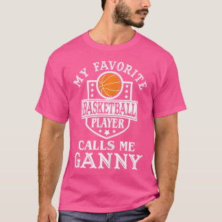 Camiseta Mulheres Meu Jogador De Basquete Favorito Me Chama
