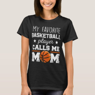 Camiseta Mulheres Meu Jogador De Basquete Favorito Me Liga