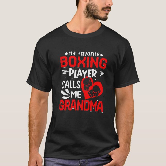 Camiseta Mulheres Meu Jogador De Boxas Favorito Me Chama De (Frente)
