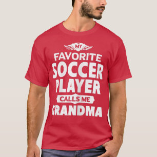 Camiseta Mulheres Meu Jogador De Futebol Favorito Me Chama 