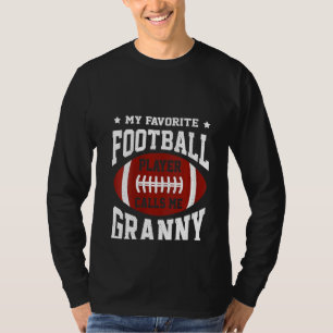 Camiseta Mulheres Meu Jogador De Futebol Favorito Me Chama