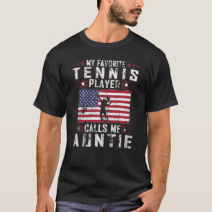 Camiseta Mulheres Meu Jogador De Tênis Favorito Me Chama Ti