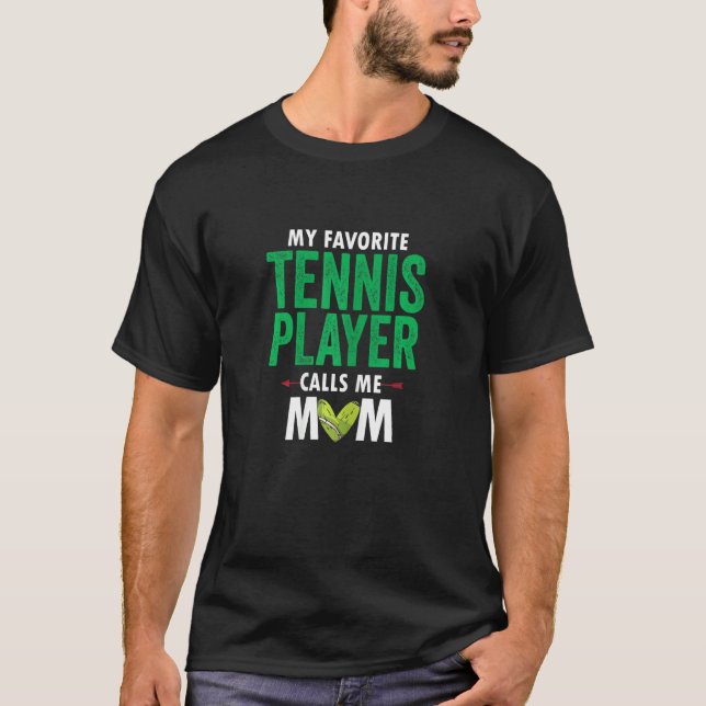 Camiseta Mulheres Meu Jogador De Tênis Favorito Me Liga Par (Frente)
