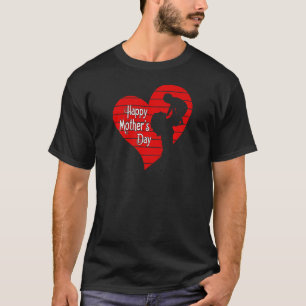 Camiseta Mulheres Meu Primeiro Dia de as mães Dia de as mãe