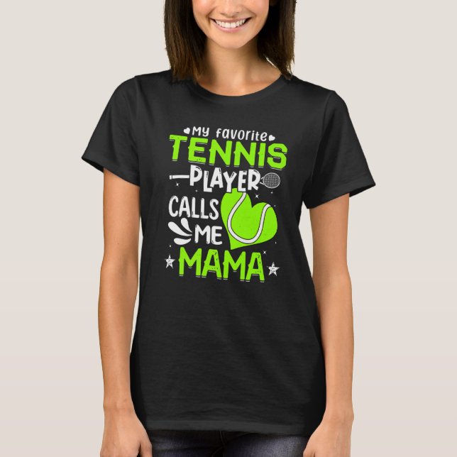 Camiseta Mulheres Meu Tênis favorito me chama de mamãe (Frente)